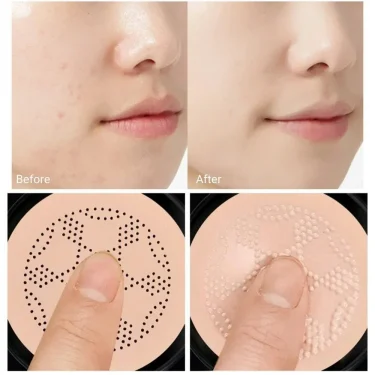 BB Cream Mushroom Head Air Cushion Powder Puff Moisturizing Brightening Foundation Concealer CC Cream Base Makeup Cosmetics Gift 4