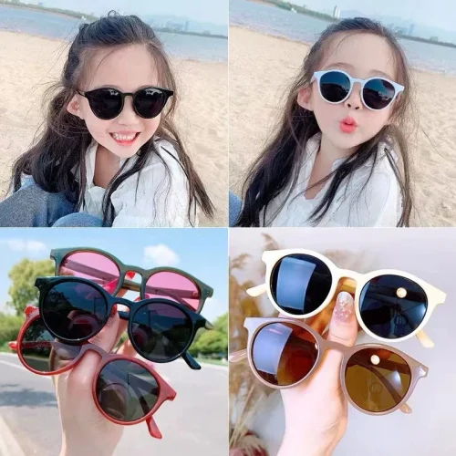 New Hot Sales Cute Sweet Sunglasses Kids Sun Glasses Vintage Trend Baby Sunglasses Korean Sunglasses for Boys And Girls UV400 1