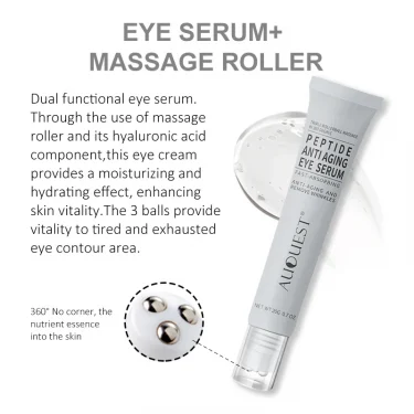 AUQUEST Peptide Eye Cream Eye Bags Dark Circles Removal Moisturizing Hydrating Serum Lifting Eye Skin Care Beauty Cosmetics 3