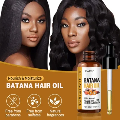 1/2PCs Natural Batana Oil For Hair Growth Pure Batana Oil Hair Shine Strengthen For Women Prevent Hair Loss Eliminate Split Ends 2