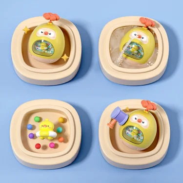 Baby Bath Toy Amphibious Cute Fun Spray Water Tumbler Toy Water Bathtub Pool Beach Kids Baby Toys 12 Months Bathing Bathroom 6