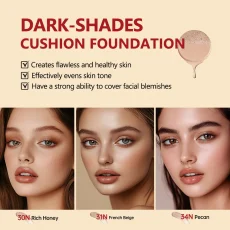 Cream With Air Cushion Foundation Make-up Waterproof Long-lasting Makeup Concealer Moisturizing Lightweight Isolation 18g 4