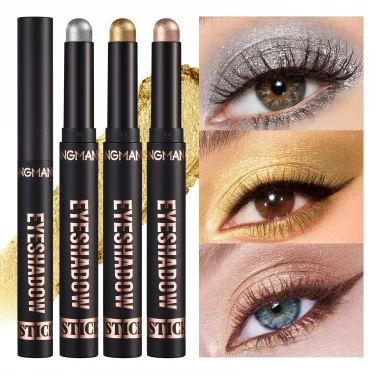 LANGMANNI 16 color pearl eyeshadow stick waterproof long lasting color eyeshadow Face Highlight 1