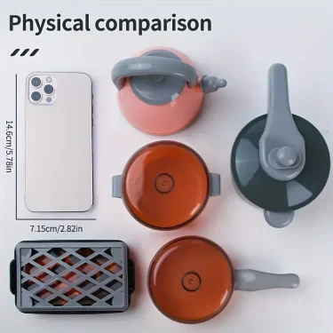 Boys Girls Creative Kitchen Toys Set Simulated Kitchen Toy for Children's Pretend Play Kids Cooking Utensils Playset Gifts 6