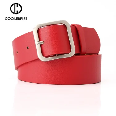 Women's Trousers Belt Pu Leather Belt for Women's Dress and Jeans Designer Belt Women Belt Simple Black Belt Female Strap DT171 2