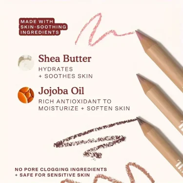 18 Color Face Secret Artist Shape Sculpt Lip Liner Pencil Weightless Precise Liner with Super Soft Blendable Texture Matte Soft 6