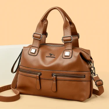 6 Color Designer Deformable Handbags Women Luxury NEW Boston Shoulder Bags Large Capacity Female Leather Tote Bags Sac a Main 1
