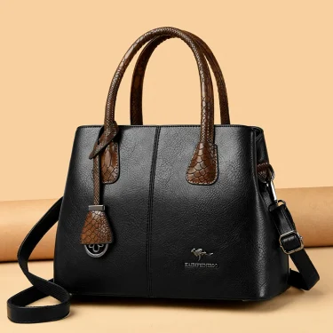 3 layers Large capacity Womens Bag Casual Tote Bag Leather Shoulder Bags Luxury Handbags Women Bags Designer Women Crossbody bag 4