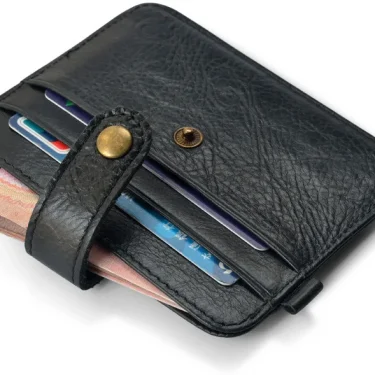 Men Genuine Leather Slim Wallet Male Small Purse Mini Money Bag Walet Thin Portomonee carteras Man's Wallet Card Holder 6