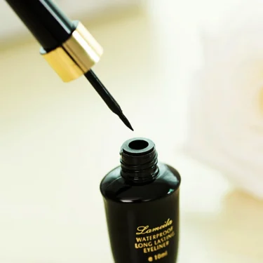 Long-lasting hard-tipped gel eye ultra-fine waterproof black liquid eyeliner pen 4
