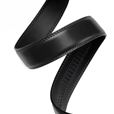 JACNAIP Men Belt Genuine Leather Belts for Automatic Buckle Black Brown Men's Belts Without Buckle Cowskin 2