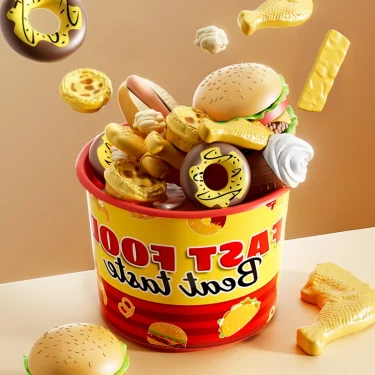 Children Kitchen Girl Toys Simulation Make Hamburger Pizza Fries Pretend Play Food Cooking Cutting Game Party Activity Game Toys 4