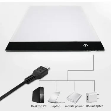 A3/A4/A5 Level Dimmable Led Drawing Copy Pad Board Children's Toy Painting Educational Kids Grow Creative Gifts For Children 3