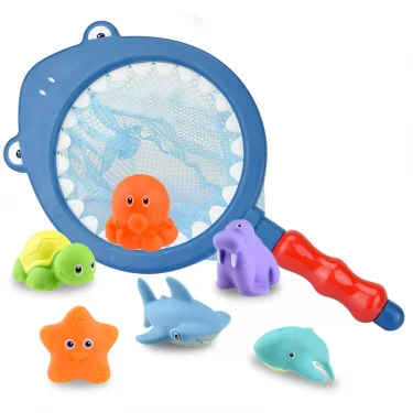 Baby Bath Toys Bathtub Colorful Toys Waterproof Bath Toys for Toddler Infant Boys Girls 0~3years Gift 4