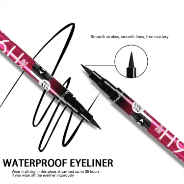 Long Lasting Quick Drying Waterproof Easy To Color Non Smudging Smooth Liquid Eyeliner 4