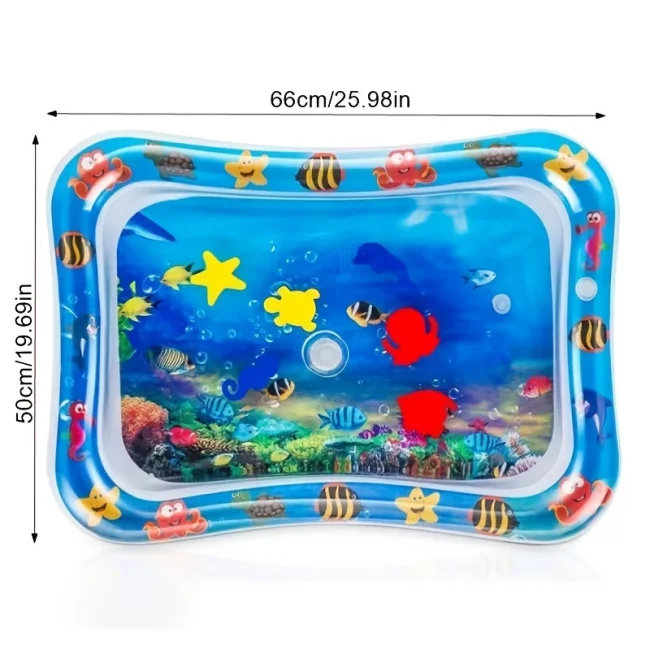 Infinno Inflatable Tummy Time Mat Premium Baby Water Play Mat for Infants and Toddlers Baby Toys 2