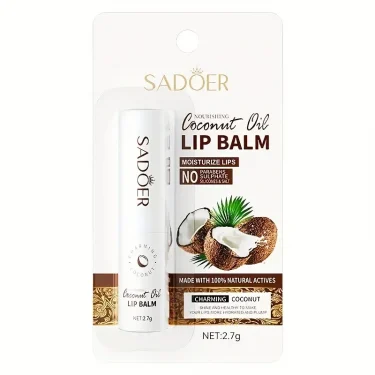 Coconut Lip Balm - Lasting Nourishment and Moisture for Men and Women - Daily Care Lip Balm 5