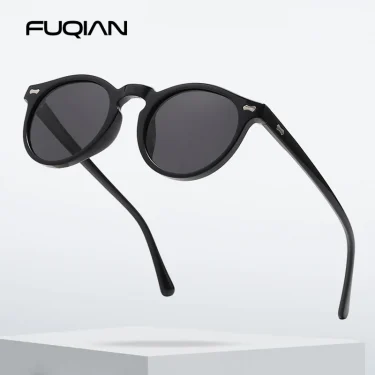 Retro Round Sunglasses Men Women Fashion Small Polarized Sun Glasses For Male Female Literary Vintage Shades Driving Eyeglasses 1