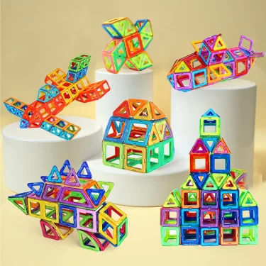 Magnetic Building Blocks Big Size and Mini Size DIY Magnets Toys for Kids Designer Construction Set Gifts for Children Toys 6