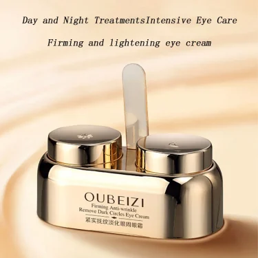 40g Day Eye Cream Night Eye Cream Double Skin Care Reduce Dark Circles Tightens Eye Contour Anti Wrinkle Eye Puffiness Eye Care 2