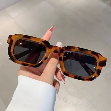Popular Vintage Sunglasses Women Men Square Sun Glasses Punk Polygon Eye Glasses Goggle for Male Female Rectangle Sunglasses ﻿ 3