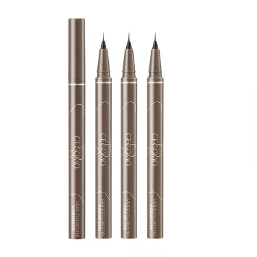 Ultra Thin Black Brown Lower Eyelash Eyeliner Pen Waterproof Lasting Smooth Lying Silkworm Eyes Liner Pencils Eye Makeup Tools 6
