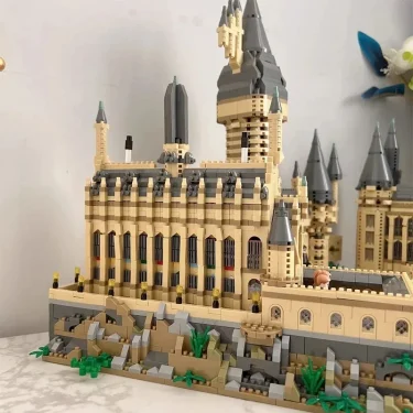 Micro Bricks City Creative Medieval Magic Castle Series School Architecture Palace Model Building Blocks Gifts Kid Assembly Toys 5