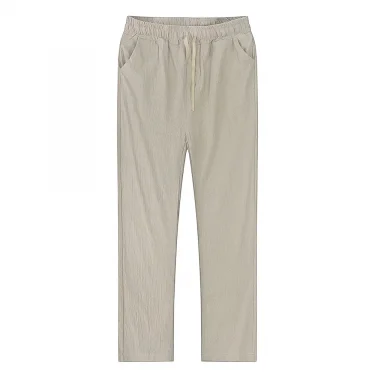Men's Cotton Linen Pants Male Autumn New Breathable Solid Color Linen Trousers Fitness Streetwear S-3XL 6
