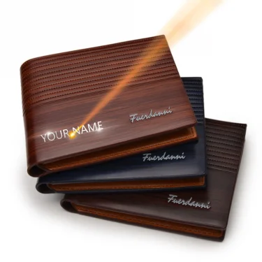 New Luxury Men Leather Wallet Free Name Customized Vintage Brand Short Slim Male Purses Money Clip Credit Card Dollar Carteria 1