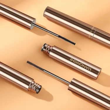 Silk Fiber Matte Mascara Makeup Ultra-Fine Brush Lengthens Eyelashes Waterproof Fast Dry Brown Black Curling Mascara Comestic 6