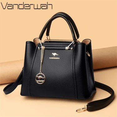 2024 Luxury Women Designer 3 Layers Shoulder Crossbody Sac Ladies Large Capacity Leather Handbags Shopper Brand Messenger Totes 2