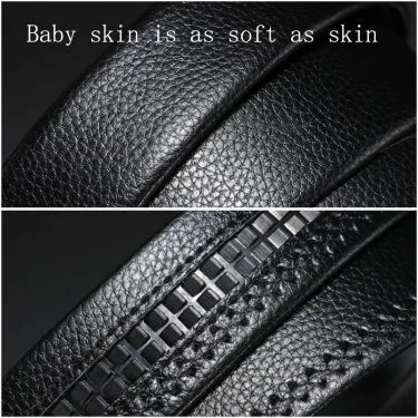 Belt Men Automatic Buckle Belt for Men Business Work Casual Luxury Designer Famous Brand Male for Jeans PU Leather Strap ZD2203 4