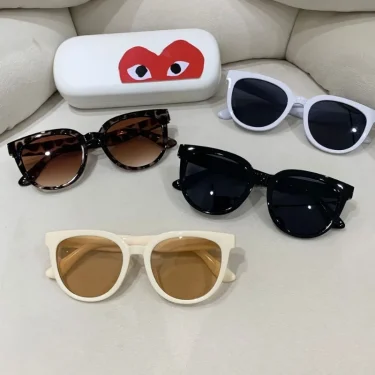 New Fashion Women's Oval Sunglasses Retro Brand Women Sun Glasses Vintage Men Designer Eyewear Ladies Cat's Eye Shades 6