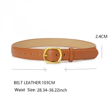 Belt for Women Designer Belts Casusl Fashion Lady Belt Black Brown White Belts for Jeans Strap for Dresses Women's Trousers Belt 6