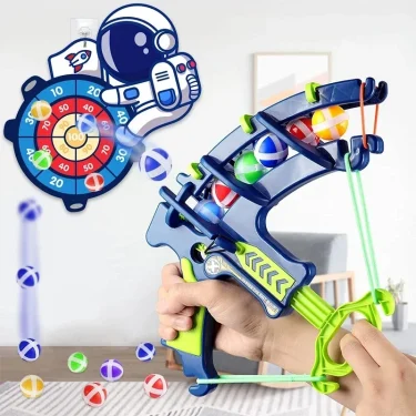 Educational Games Dart Board Baby Toy Stickey Ball Dart Indoor Sports Child Montessori Games for Children 3 to 7 Years 2