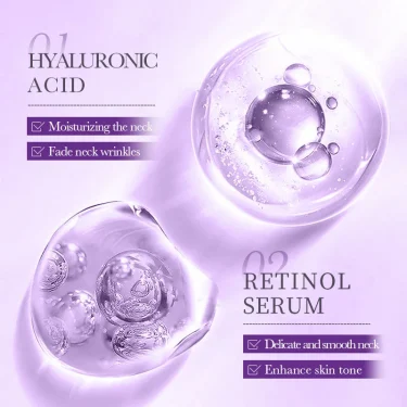 SADOER Collagen Firming Neck Cream Lifting Moisturizing Brightening Message Roller Neck Beauty Cream Necks Skin Care Products 5