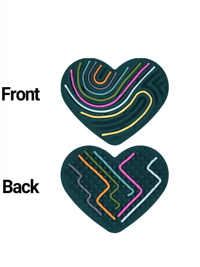 1Set Sensory Activity Board, Sensory Activity Board: Silicone Fidget Toy for Calming, Stress, Anxiety, ADHD & Autism 4