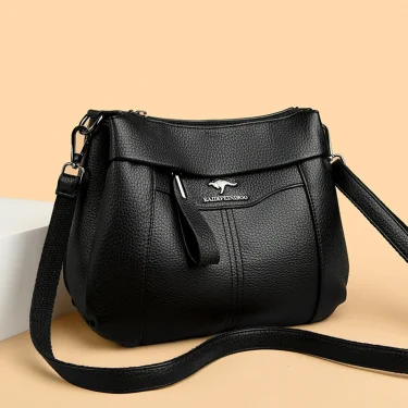 New Ladies Large Capacity Shopping Messenger Tote Soft Leather Luxury Handbag Women Bag Designer 3 Layers Shoulder Crossbody Sac 1