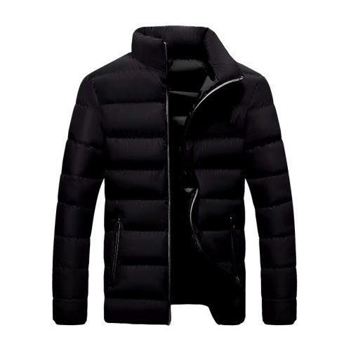 Winter trend men's new coat light down cotton cotton-padded jacket casual fashion solid color warm windproof Joker top