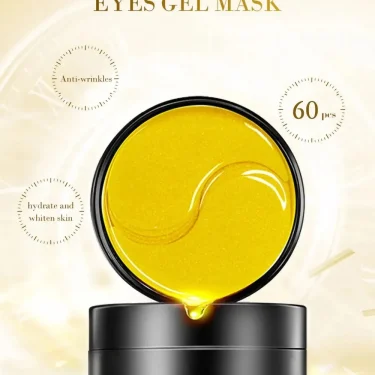 60pcs Golden Moisturizing Eye Mask Relieve Eye Fatigue Nourish Eye Area Collagen Crystal Eye Mask Korean Skin Care Masks 3