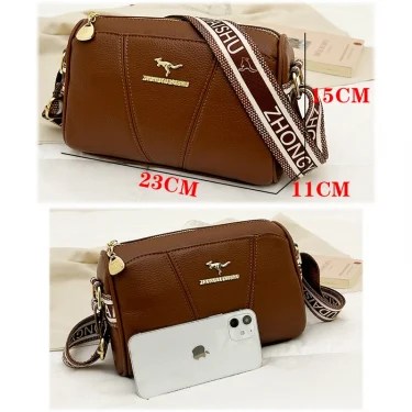 3 Color Optional Shoulder Bags With High Quality Stitching Leather Crossbody Bags Luxurious Women's Designer Brand Handbags 2