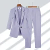 Purple suit