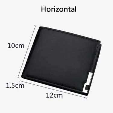 Short Men Wallets Card Holder Photo Holder Slim Male Print Wallet High Quality PU Leather Money Bag New Kpop Small Men's Purse 3