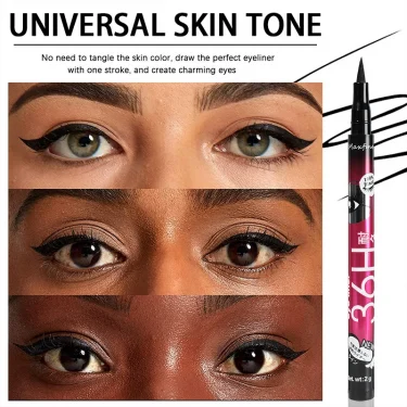 Long Lasting Quick Drying Waterproof Easy To Color Non Smudging Smooth Liquid Eyeliner 5