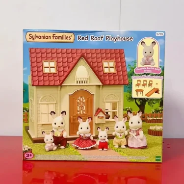 Original Sylvanian Families Keychain Clothes Sorpresa Furniture Chihuahua Figures Houes Accesorios Family Toy Sweet Dream House 3