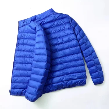 Fashion Brand Ultra Light Duck Down Jacket Mens Korean Streetwear Feather Coat Hooded Down Jacket Warm Men Clothes Spring Autumn 6