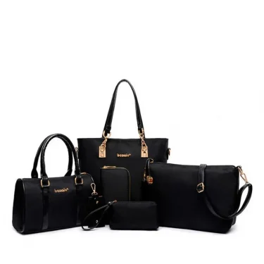 6 Sets Fashion Women Bag Oxford New Ladies Handbags Large Capacity Tote Bags Small Shoulder Bag for Women 2