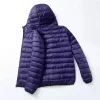 navy blue Hooded