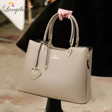 3 Layers Leather Luxury Handbags Women Bags Designer Handbags High Quality Casual Tote Bags For Women Shoulder Bag Sac A Main 1
