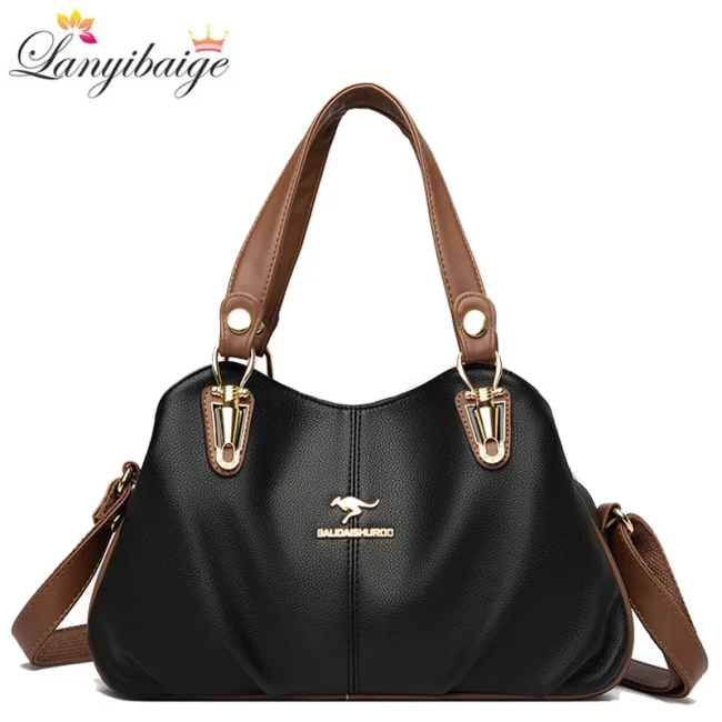 Luxury Casual Tote Women Bag High Quality Leather Ladies Hand Bags for Women New Shoulder Bag Big Crossbody Bags Sac A Main 1
